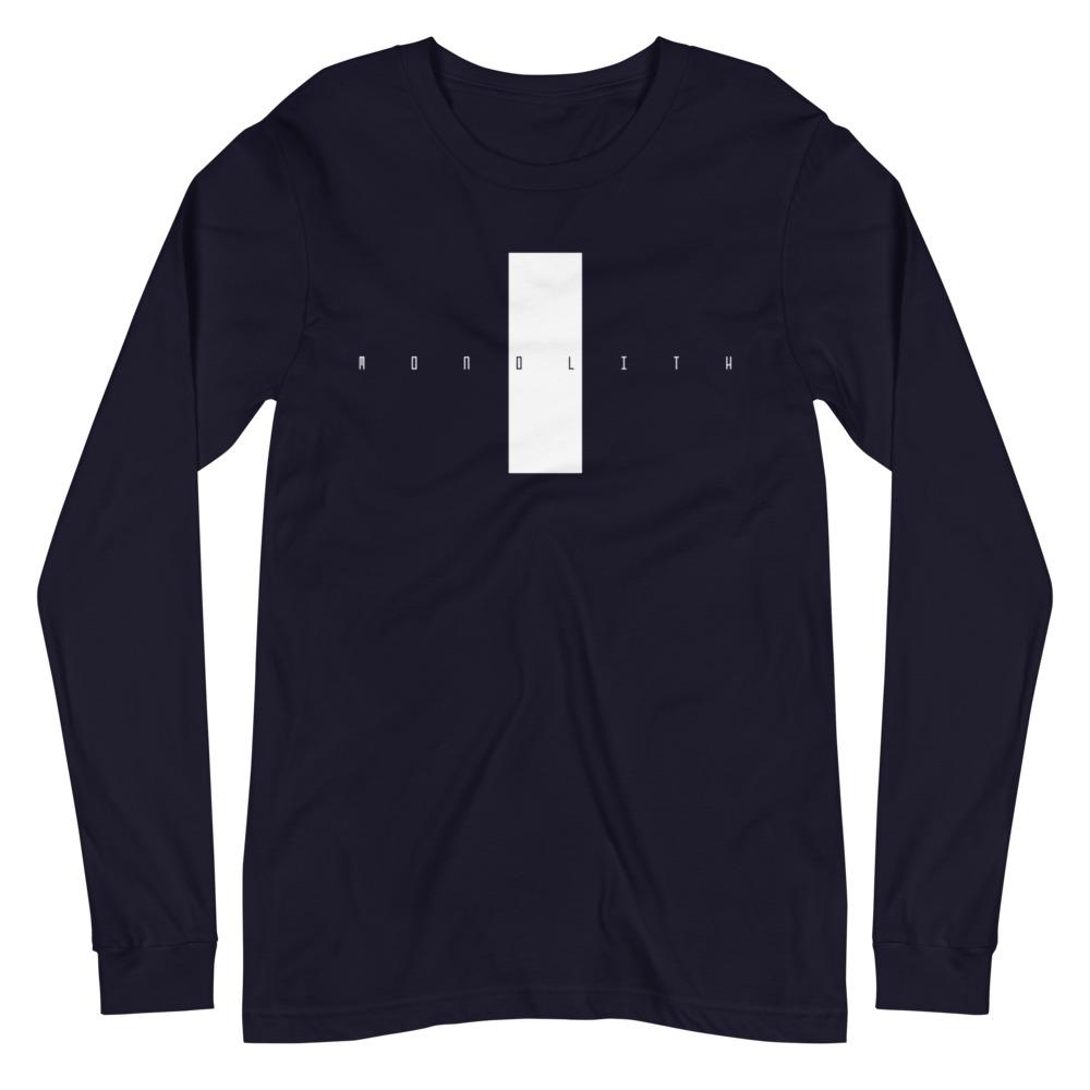 THE MONOLITH Long Sleeve Tee Embattled Clothing Navy XS 