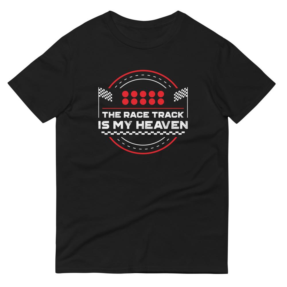 The Race Track Is My Heaven T-Shirt Embattled Clothing Black S 