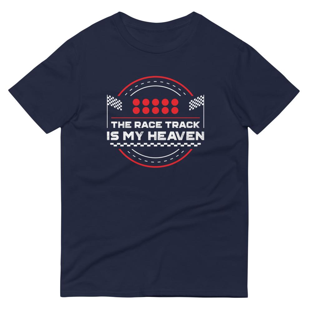 The Race Track Is My Heaven T-Shirt Embattled Clothing Navy S 