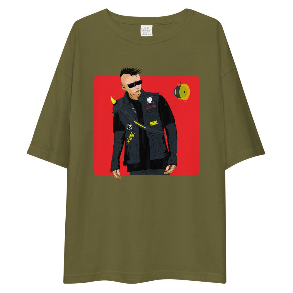 The Rebel Archetype oversized t-shirt Embattled Clothing City Green S 
