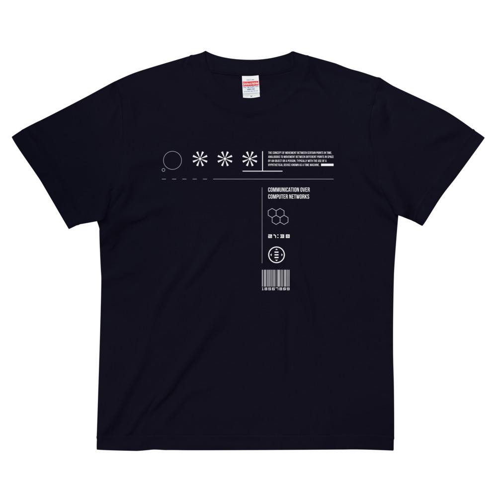 TIME TRAVELER quality tee Embattled Clothing Navy S 