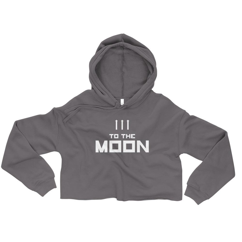TO THE MOON 4.0 Crop Hoodie Embattled Clothing Storm S 