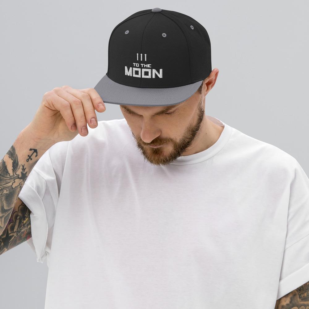 TO THE MOON Snapback Hat Embattled Clothing 