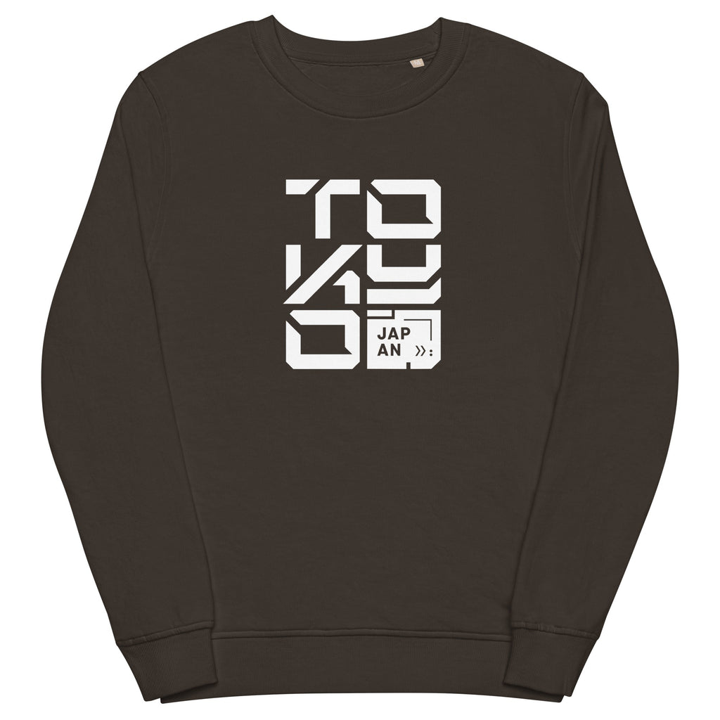 TOKYO CYBER-ID organic sweatshirt Embattled Clothing Deep Charcoal Grey S 