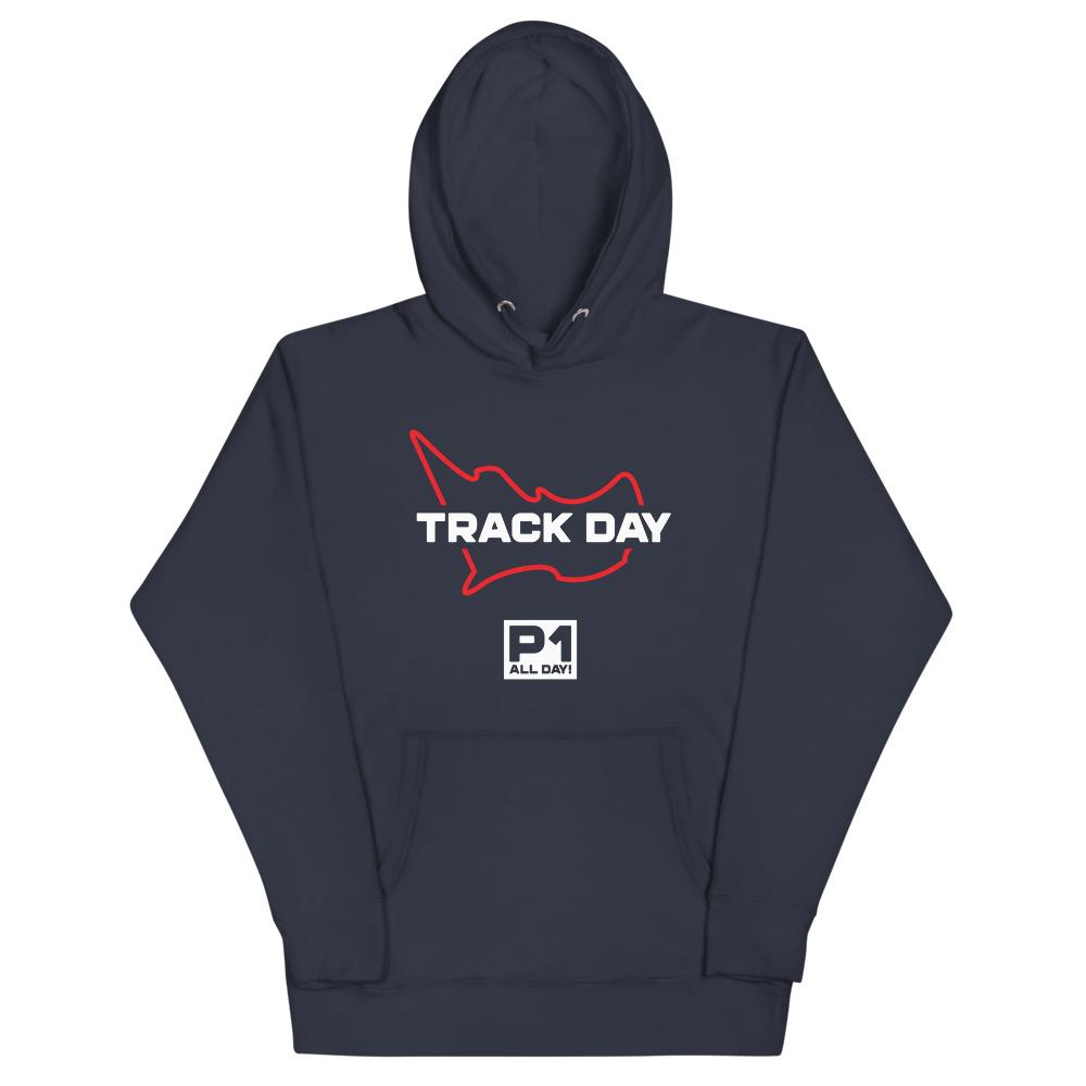 TRACK DAY Hoodie Embattled Clothing Navy Blazer S 