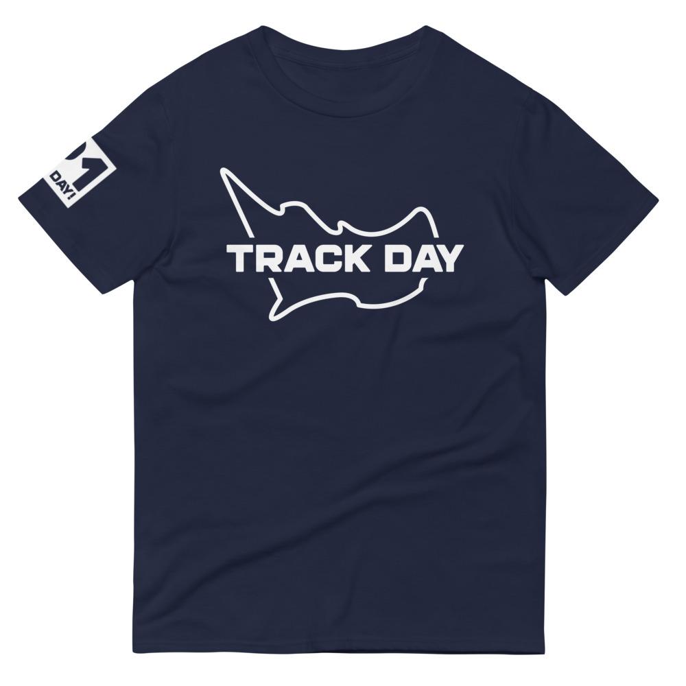 TRACK DAY T-Shirt Embattled Clothing Navy S 