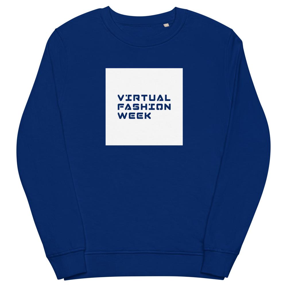 VIRTUAL FASHION WEEK VIP Unisex organic sweatshirt Embattled Clothing Royal Blue S 