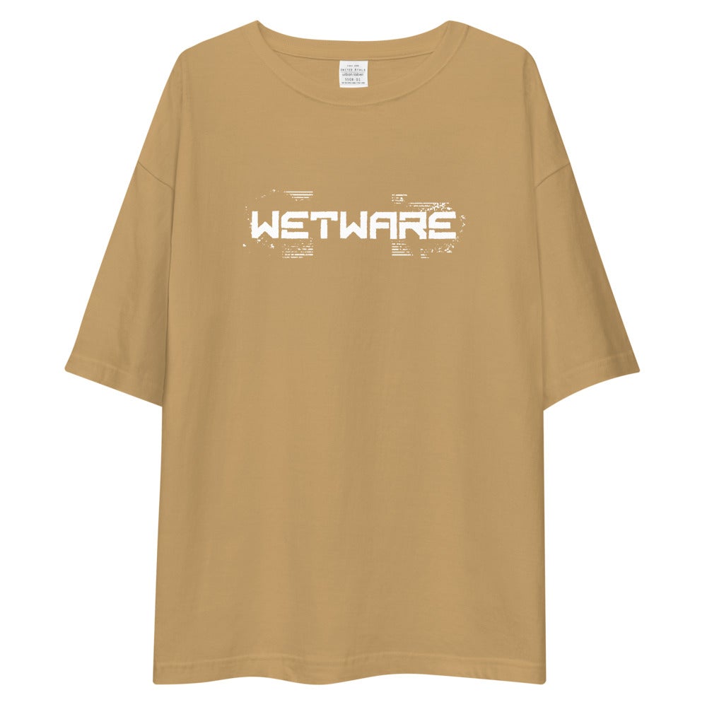 Wetware 3.0 oversized t-shirt Embattled Clothing Sand Khaki S 