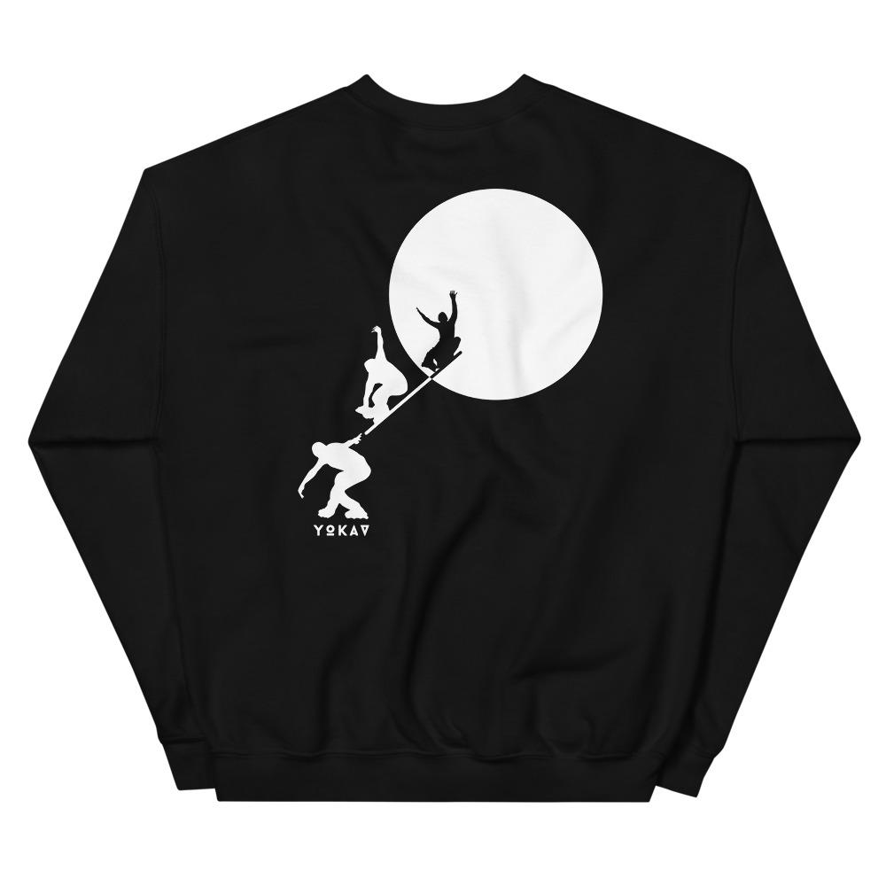 YOKAV HYPER GRIND FREESTYLE Sweatshirt Embattled Clothing Black S 
