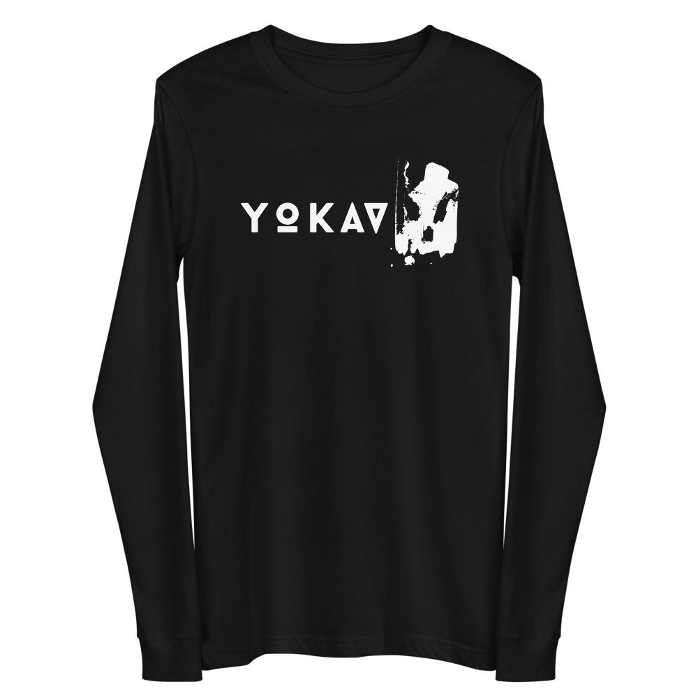 YOKAV LOGO (GHOST) Long Sleeve Tee Embattled Clothing Black XS 