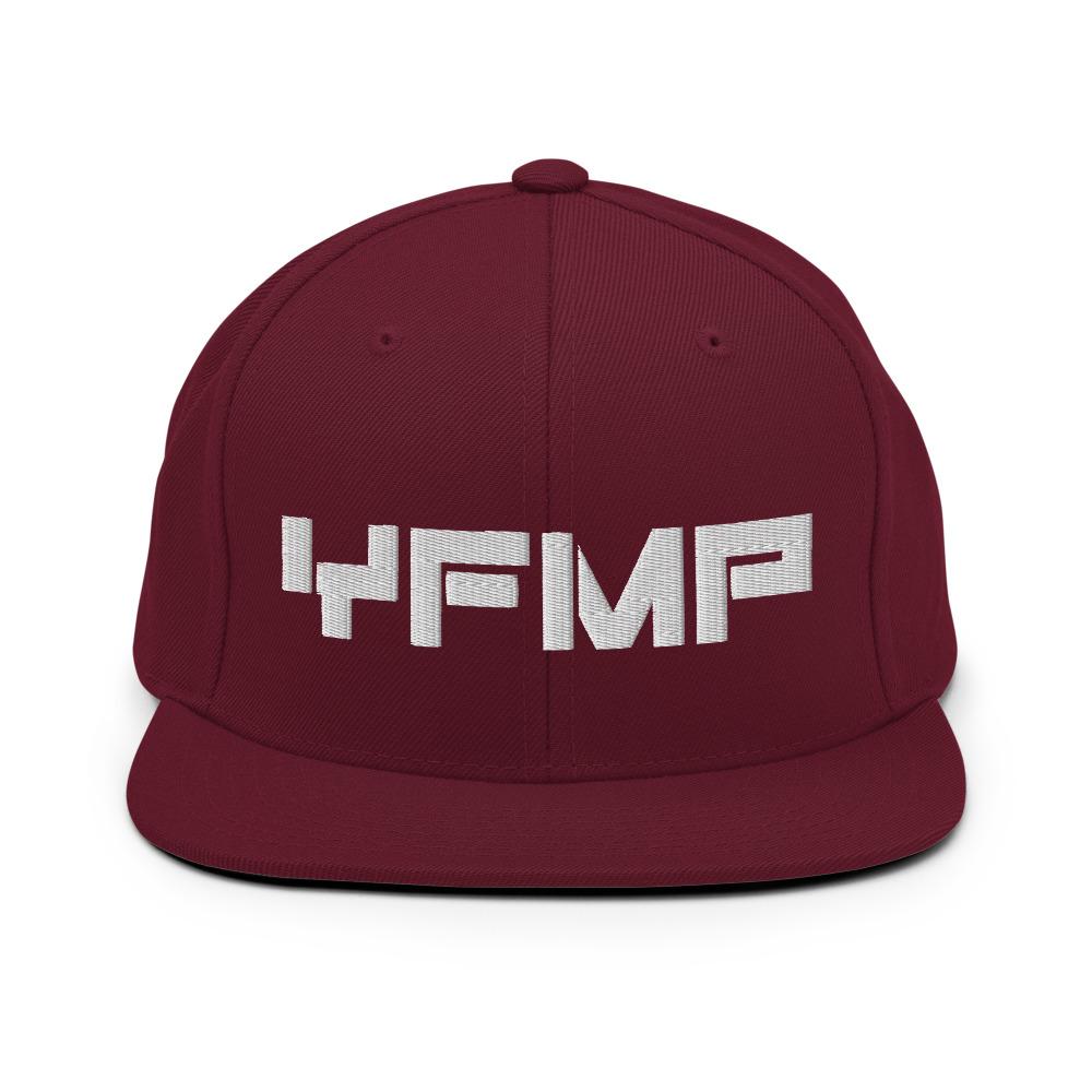YOUR FUTURE MY PAST Snapback Hat Embattled Clothing Maroon 